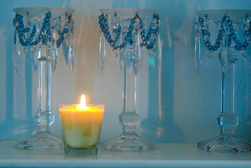 Pillow designer Janet Rosell scents her studio with candles, collects purses and decorates with beautifully designed items to inspire her pillow creations. Pillow designer Janet Rosell scents her studio with candles, collects purses and decorates with beautifully designed items to inspire her pillow creations.