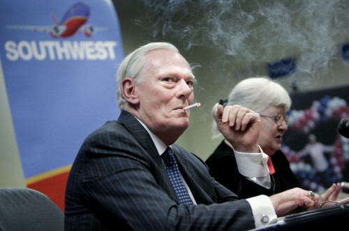 Herb Kelleher, executive chairman of Southwest Airlines, and Colleen Barrett, president, announced that they are stepping down from their positions.